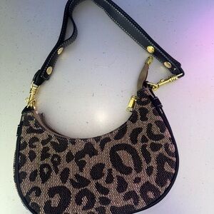 Leopard Print Shoulder Bag